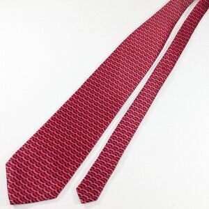 100% silk Rudee Ricco red and black neck tie